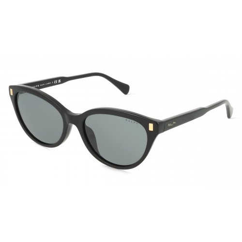 Ralph RA5326U Damen-Sonnenbrille Vollrand Cateye Acetat-Gestell, schwarz