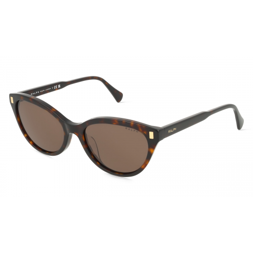 Ralph RA5326U Damen-Sonnenbrille Vollrand Cateye Acetat-Gestell, braun