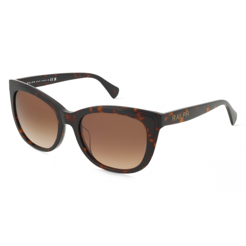 Ralph RA5324U Damen-Sonnenbrille Vollrand Eckig Acetat-Gestell, braun