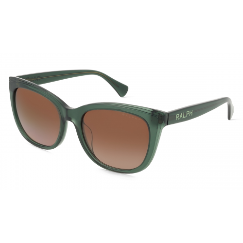 Ralph RA5324U Damen-Sonnenbrille Vollrand Eckig Acetat-Gestell, grün