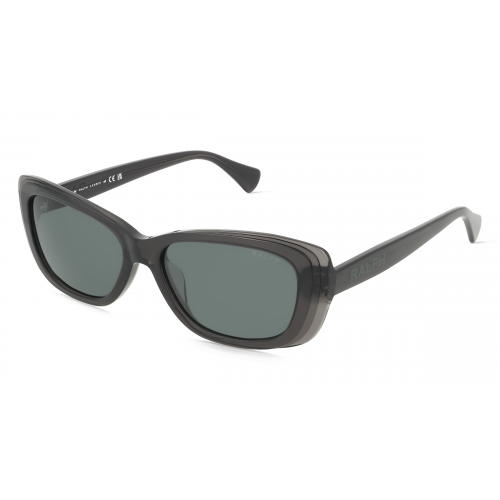 Ralph RA5322U Damen-Sonnenbrille Vollrand Eckig Acetat-Gestell, schwarz