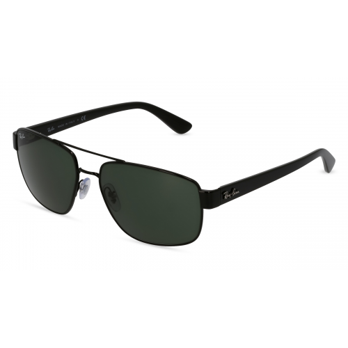 Ray-Ban RB 3663 Herren-Sonnenbrille Vollrand Eckig Metall-Gestell, schwarz