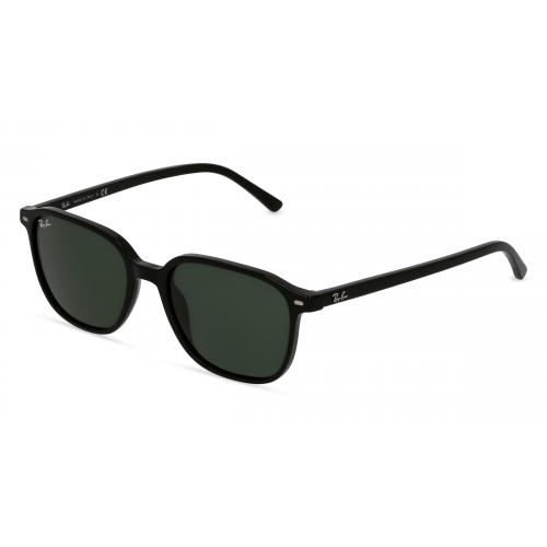 Ray-Ban RB 2193 LEONARD Unisex-Sonnenbrille Vollrand Eckig Acetat-Gestell, schwarz