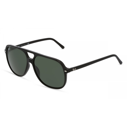 Ray-Ban RB 2198 Herren-Sonnenbrille Vollrand Pilot Kunststoff-Gestell, schwarz