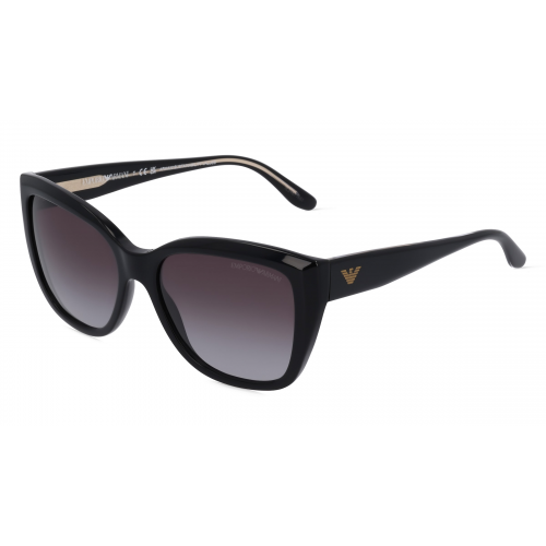 Emporio Armani EA 4198 Damen-Sonnenbrille Vollrand Butterfly Acetat-Gestell, schwarz