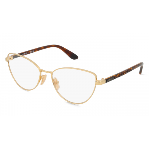 Vogue VO4285 Damen-Brille inkl. Gläser Vollrand Butterfly Metall-Gestell 55mm/17mm/135mm, gold