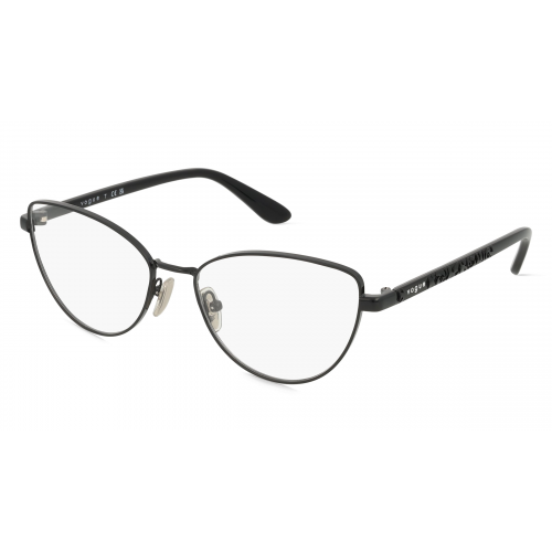 Vogue VO4285 Damen-Brille inkl. Gläser Vollrand Butterfly Metall-Gestell 55mm/17mm/135mm, schwarz