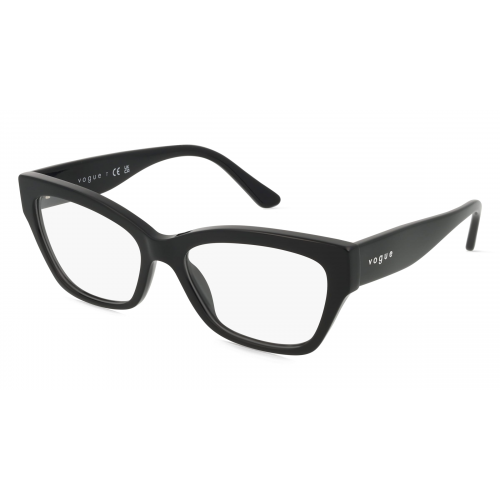 Vogue VO5523 Damen-Brille inkl. Gläser Vollrand Butterfly Acetat-Gestell 54mm/17mm/140mm, schwarz