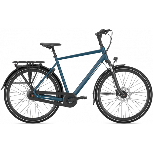 Gazelle Chamonix C7, 7 Gang Nabenschaltung, Herrenfahrrad, Diamant, Modell 2025, 28 Zoll 53 cm ink blue