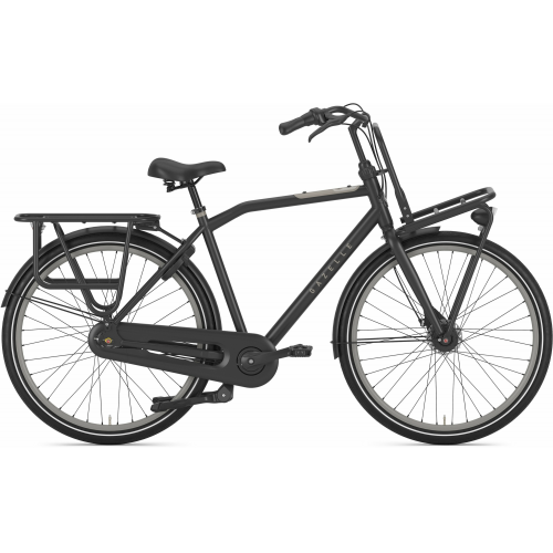 Gazelle HEAVY DUTYNL T7, 7 Gang Nabenschaltung, Herrenfahrrad, Diamant, Modell 2024, 28 Zoll 49 cm black