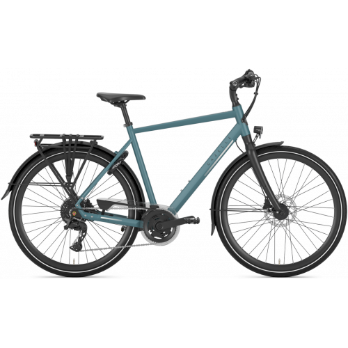 Gazelle Chamonix T20, 20 Gang Kettenschaltung, Herrenfahrrad, Diamant, Modell 2024, 28 Zoll 53 cm thunder greymatte