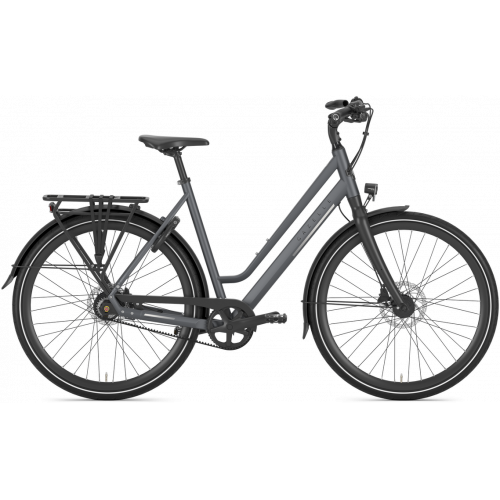 Gazelle Chamonix S11, 11 Gang Nabenschaltung, Unisexfahrrad, Curve, Modell 2024, 28 Zoll 49 cm cloud greymatte