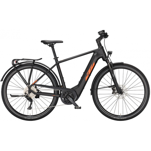 KTM MACINA SPORT CX750 LTD64, 10 Gang Kettenschaltung, Herrenfahrrad, Diamant, Modell 2024, 28 Zoll 56 cm black matt (orange+white)