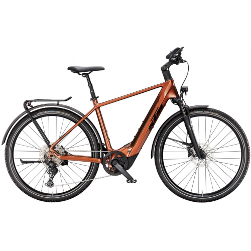 KTM MACINA CROSS CX 820 LFC, 10 Gang Kettenschaltung, Herrenfahrrad, Diamant, Modell 2025, 28 Zoll 46 cm terra (black+orange)