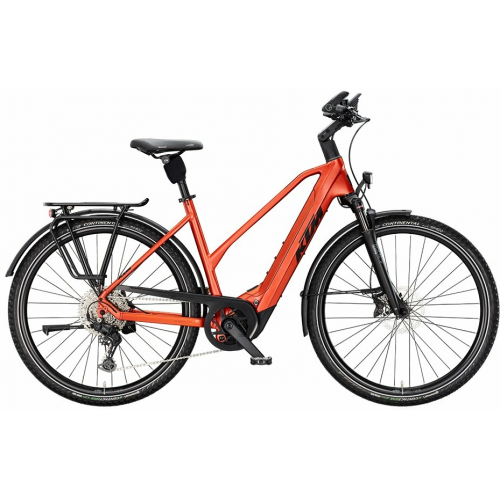 KTM MACINA STYLE 830, 10 Gang Kettenschaltung, Damenfahrrad, Trapez, Modell 2025, 28 Zoll 51 cm burnt orange matt (black)