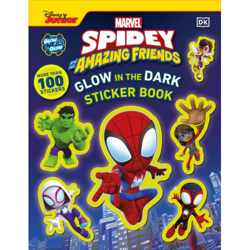 DK - Marvel Spidey and His Amazing Friends Glow in the Dark Sticker Book