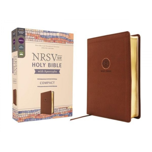 Zondervan - Nrsvue, Holy Bible with Apocrypha, Compact, Leathersoft, Brown, Comfort Print