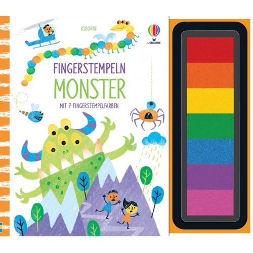 Fiona Watt - Fingerstempeln: Monster