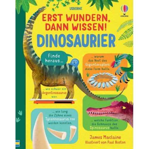 James Maclaine - Erst wundern, dann wissen! Dinosaurier