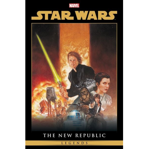 John Wagner Marvel Various - Star Wars Legends: The New Republic Omnibus Vol. 2 Dorman Heroes Cover