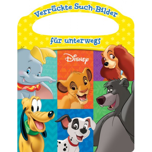 Disney - Verrückte Such-Bilder für unterwegs - Wimmelbuch - Pappbilderbuch mit Stift und abwischbaren Seiten ab 3 Jahren