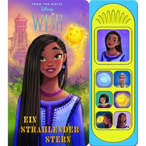 Disney Wish - Ein strahlender Stern - Soundbuch - Pappbilderbuch mit 7 Geräuschen - Buch zum Film