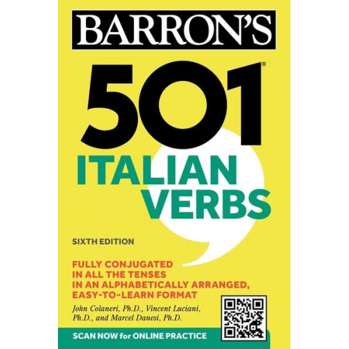 John Colaneri Vincent Luciani Marcel Danesi - 501 Italian Verbs