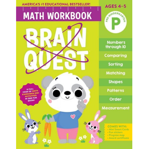 Workman Publishing - Brain Quest Math Workbook: Pre-Kindergarten