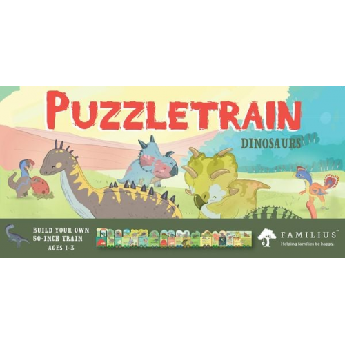 Puzzletrain: Dinosaurs 26-Piece Puzzle