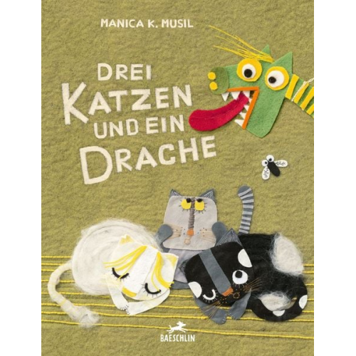 Manica Musil - Drei Katzen und ein Drache