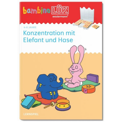 BambinoLÜK. Kindergarten/Vorschule Konzentration mit Elefant und Hase