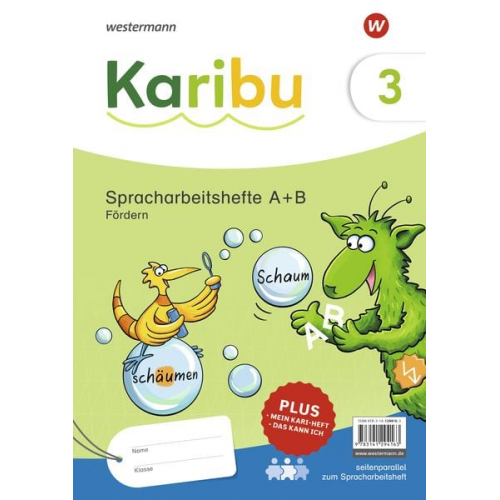 Karibu 3. Paket Spracharbeitshefte A+B Fördern zum Spracharbeitsheft und Sprachbuch