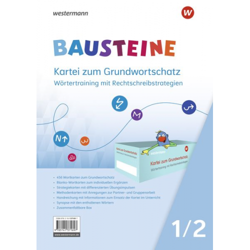 Alexandra Hüllen Björn Bauch Ulrike Dirzus Regina Eberlein Gabriele Hinze - BAUSTEINE Zusatzmaterialien Ausgabe 2021. Kartei zum Grundwortschatz 1/2