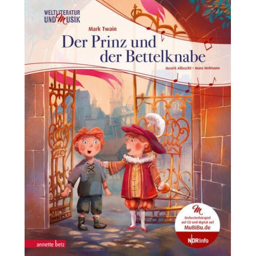 Henrik Albrecht Mark Twain - Der Prinz und der Bettelknabe (Weltliteratur und Musik mit CD und zum Streamen, Bd.)