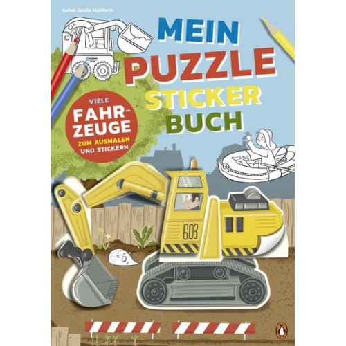 Isabel Grosse Holtforth - Mein bunter Puzzle-Sticker-Spaß - Fahrzeuge