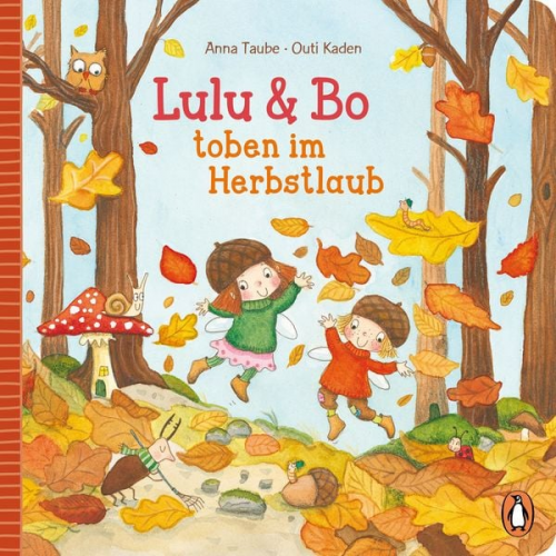 Anna Taube - Lulu & Bo toben im Herbstlaub