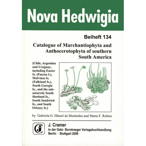 Gabriela G. Hässel de Menendez Marta F. Rubies - Catalogue of Marchantiophyta and Anthocerotophyta of southern South America