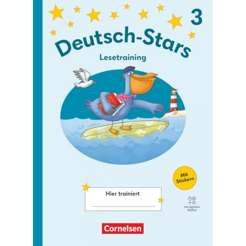 Deutsch-Stars 3. Schuljahr - Lesetraining Ausgabe 2025 - Übungsheft