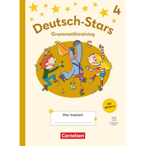 Deutsch-Stars 4. Schuljahr - Grammatiktraining - Ausgabe 2025 - Übungsheft