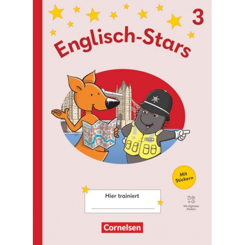 Englisch-Stars 3. Schuljahr - Allgemeine Ausgabe 2025 - Übungsheft mit Lösungen und digitalen Medien