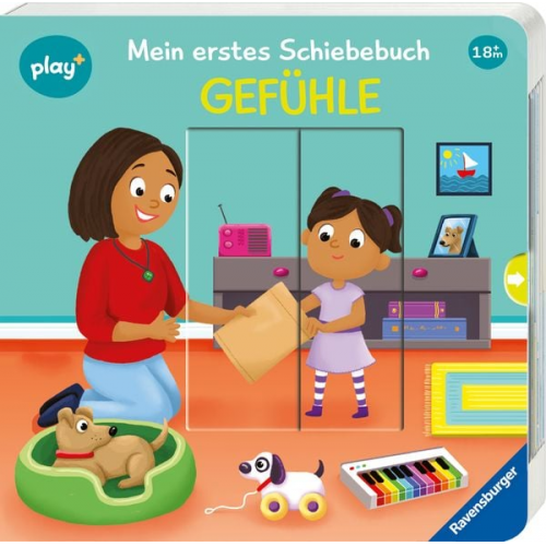 Maria Höck - Play+ Mein erstes Schiebebuch Gefühle - ab 18 Monate