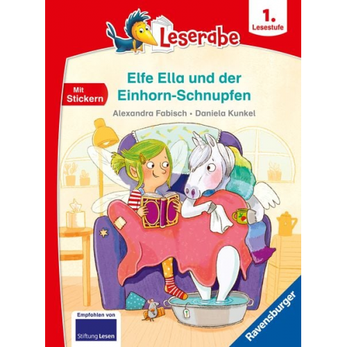 Alexandra Fabisch - Leserabe 1. Lesestufe - Elfe Ella und der Einhorn-Schnupfen