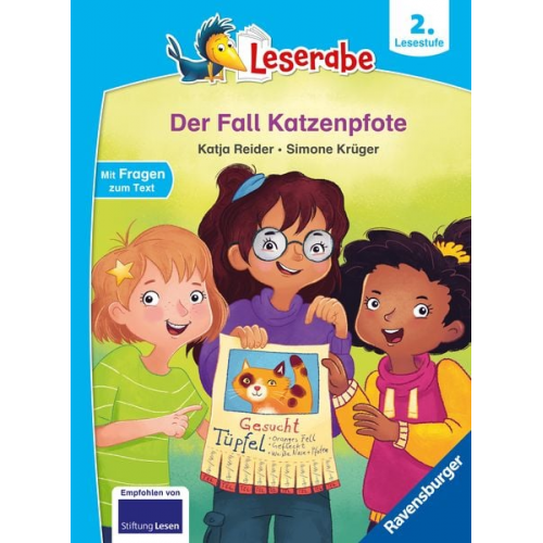 Katja Reider - Der Fall Katzenpfote - Leserabe ab 2. Klasse - Erstlesebuch für Kinder ab 7 Jahren