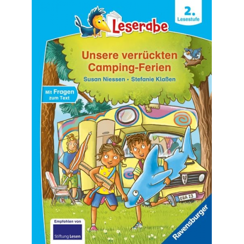 Susan Niessen - Unsere verrückten Camping-Ferien - lesen lernen mit dem Leseraben - Erstlesebuch - Kinderbuch ab 7 Jahren - lesen üben 2. Klasse (Leserabe 2. Klasse)