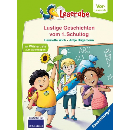 Ravensburger - Leserabe - Vor-Lesestufe: Lustige Geschichten vom 1. Schultag