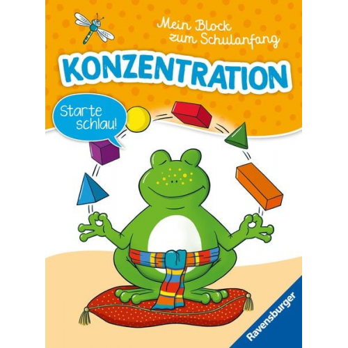 Kirstin Jebautzke - Ravensburger Mein Block zum Schulanfang: Konzentration - Rätselblock ab 6 Jahre - Konzentrationsspiele