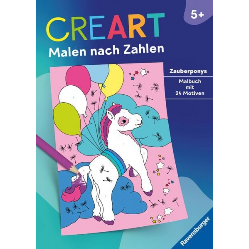 CreArt Malen nach Zahlen - Zauberponys