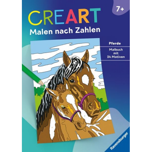 22165 - CreArt Malen nach Zahlen - Pferde