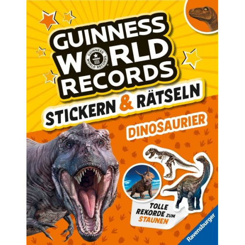 Ravensburger - Guinness World Records: Stickern & Rätseln - Dinosaurier