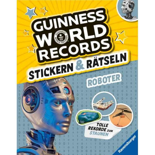 Ravensburger - Guinness World Records: Stickern & Rätseln - Roboter